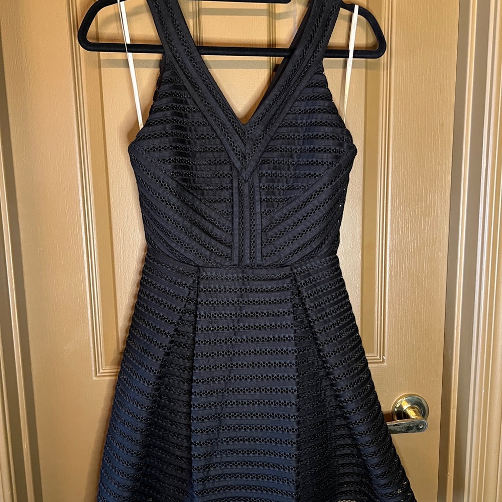 Forever 21 Black Fit and Flare Mini Dress Cocktail